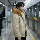 现货冬季座山雕加绒加厚外套重磅帆布水洗棉服夹克M3957-P148，男装夹克，星座1017