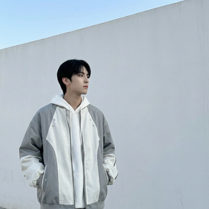 休闲百搭撞色拼接棒球服美式复古夹克 JK830-P80图片