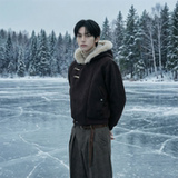 现货斜门襟牛角扣毛里新款座山雕毛呢外套W2029-P138，女装短外套，星座1017