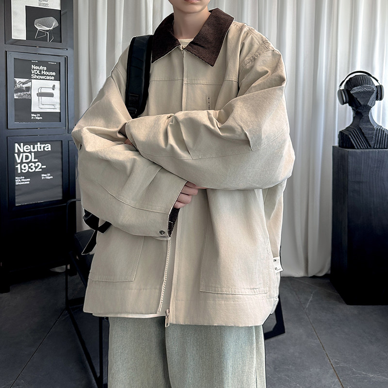 水洗工装夹克外套男女宽松潮流外套FK834-P118,男装夹克,星座1017