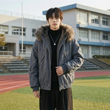 现货冬季座山雕加绒加厚外套重磅帆布水洗棉服夹克M3957-P148，男装夹克，星座1017