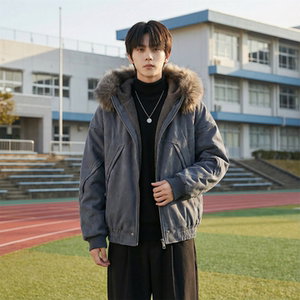 现货 冬季座山雕加绒加厚外套重磅帆布水洗棉服夹克 M3957-P148，男装夹克，星座1017