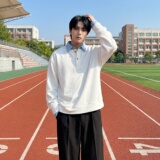 新款现货男装设计感艺术假两件卫衣男内搭上衣CR472-P68，男装卫衣，星座1017