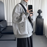 复古条纹哈灵顿夹克D2059-P128，男装夹克，星座1017