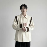 现货新款春季飞肩撞色夹克外套男设计感痞帅上衣JK905-P108，男装夹克，星座1017