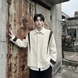 现货新款春季飞肩撞色夹克外套男设计感痞帅上衣JK905-P108，男装夹克，星座1017