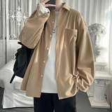 灯芯绒高级感长袖衬衫男休闲衬衣外套C963-P48，男装衬衫，星座1017