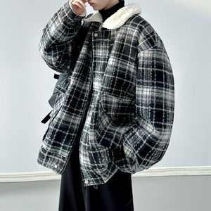 羊羔毛外套冬季加绒加厚秋冬款棉服 M835-P125 控158图片