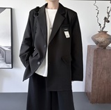 现货西装外套男ins痞帅高级感男装宽松小众西服FY342-P98，男装西服套装，星座1017