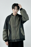 休闲百搭撞色拼接棒球服美式复古夹克JK830-P80，男装夹克，星座1017