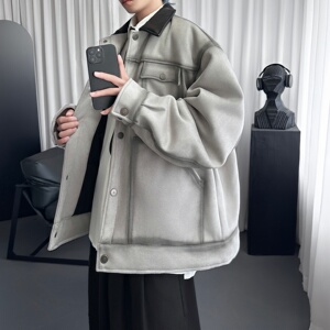 工装棉服男款冬季外套加厚外套防寒棉袄保暖棉衣夹克 R5579-P138图片