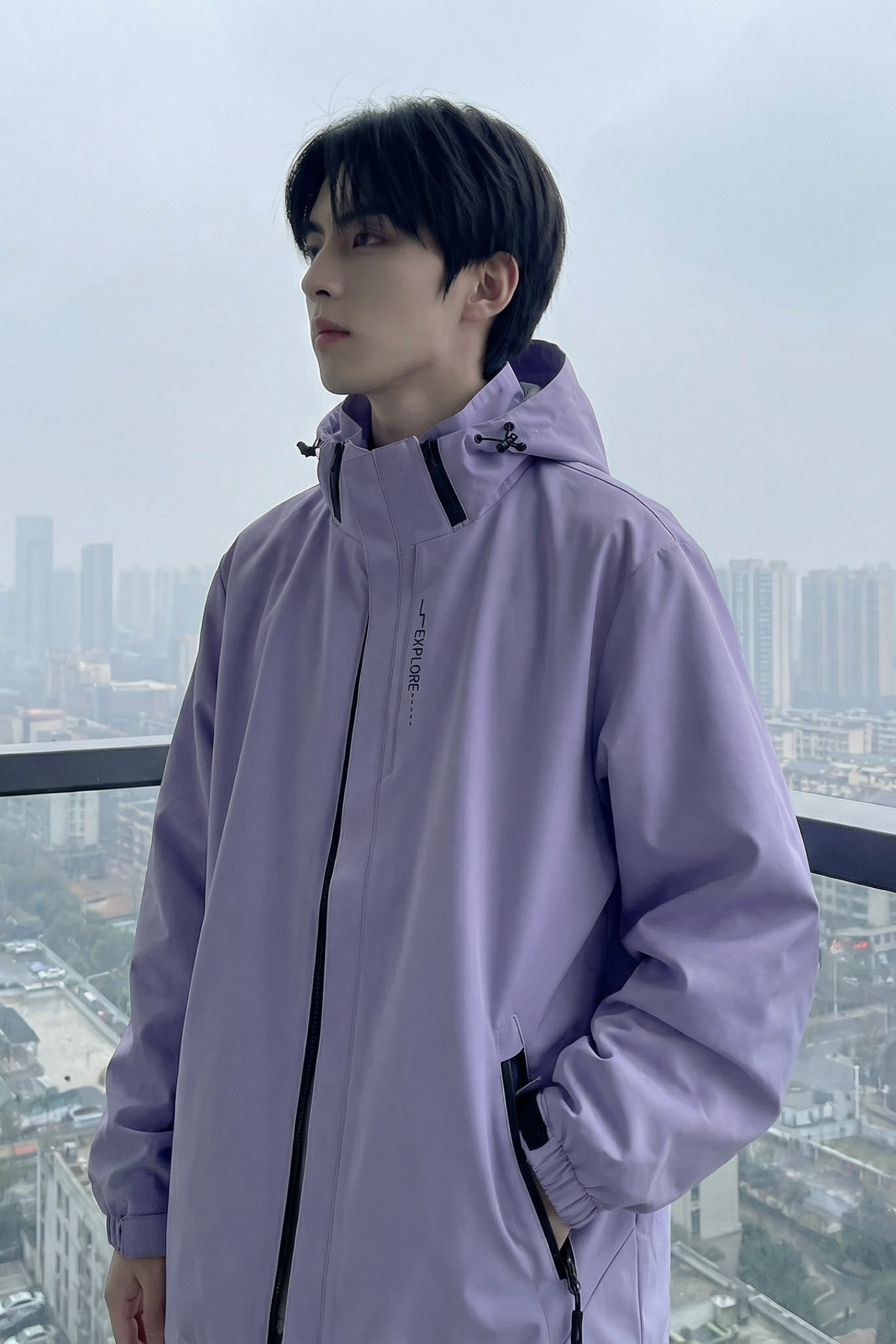 2026春款流行冲锋衣工装连帽美式高街休闲外套AK03-P68,男装夹克,星座1017