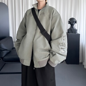 水洗帆布加厚棉服夹克3M防潮保暖恒温棉 H8327-P118图片