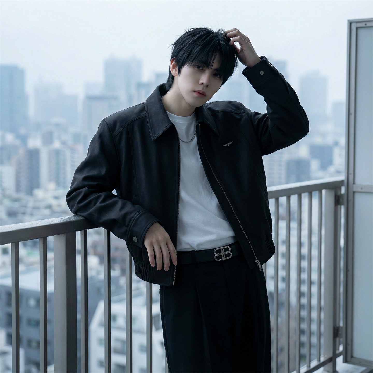 现货2025棒球领短款夹克高级感美式垫肩外套HJ7727-P90X149，男装夹克，星座1017