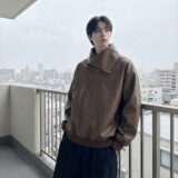 新款现货2026年新款现货堆堆领宽松长袖卫衣CR355-P68，男装卫衣，星座1017