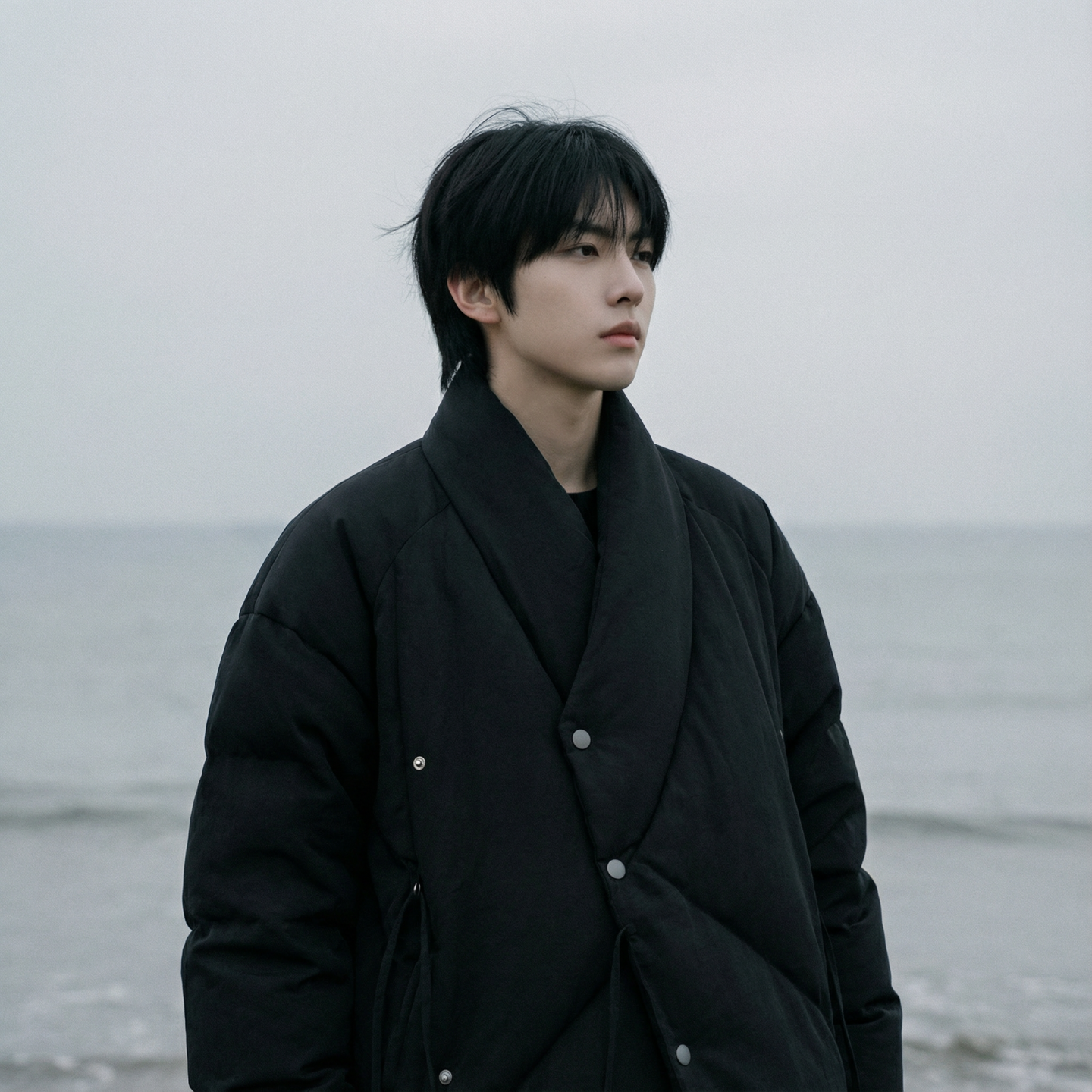 现货棉服男款新中式男装高级感无领设计外套W0845-P110控138，男装棉衣，星座1017