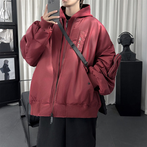 冬季新款假两件棉服外套美式飞行员夹克 MF203-P148图片