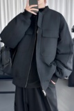 美式工装拉链加厚棉衣男宽松bomber飞行服外套帆布D5101-P128，男装棉衣，星座1017