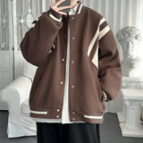 现货春季撞色美式复古夹克情侣棒球服流行外套Y0023-P88控118，男装夹克，星座1017