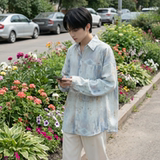 现货男潮ins小众设计感的情侣装衬衣FC12-P48，男装衬衫，星座1017