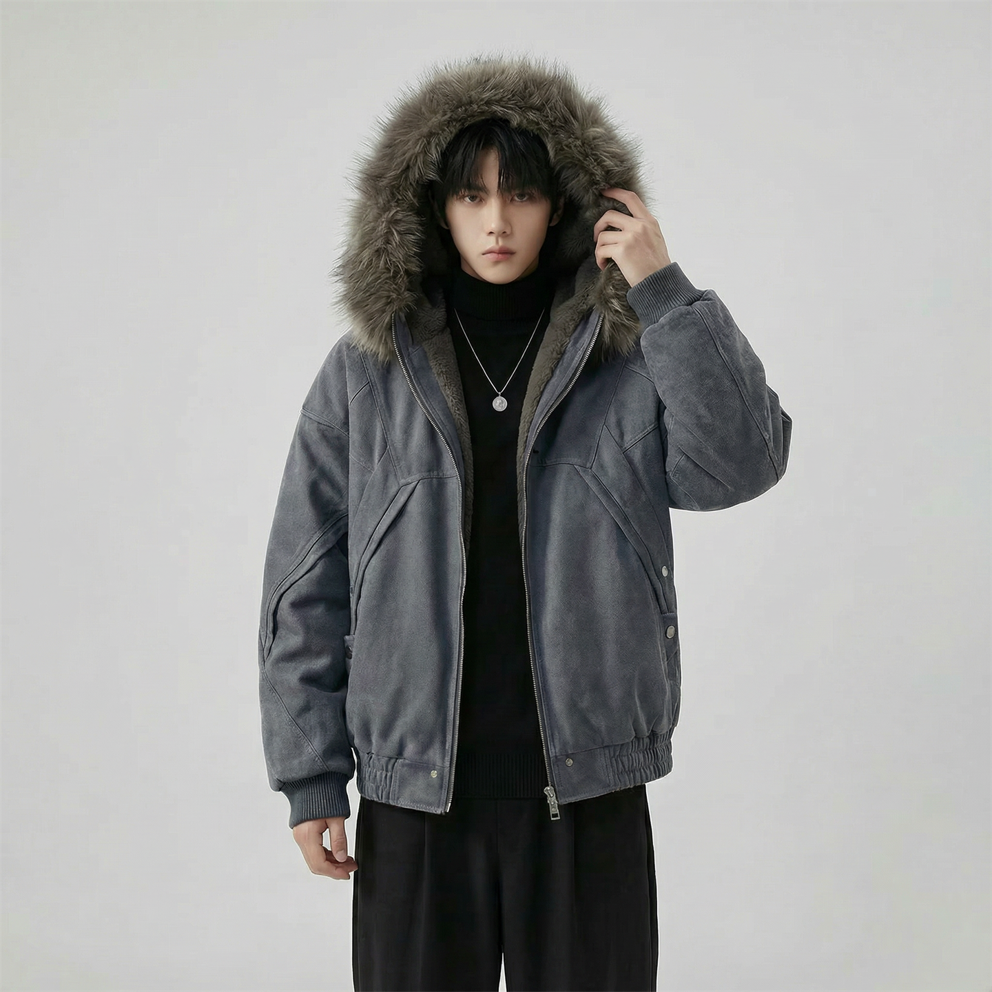 现货冬季座山雕加绒加厚外套重磅帆布水洗棉服夹克M3957-P148，男装夹克，星座1017