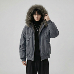 现货 冬季座山雕加绒加厚外套重磅帆布水洗棉服夹克 M3957-P148，男装夹克，星座1017