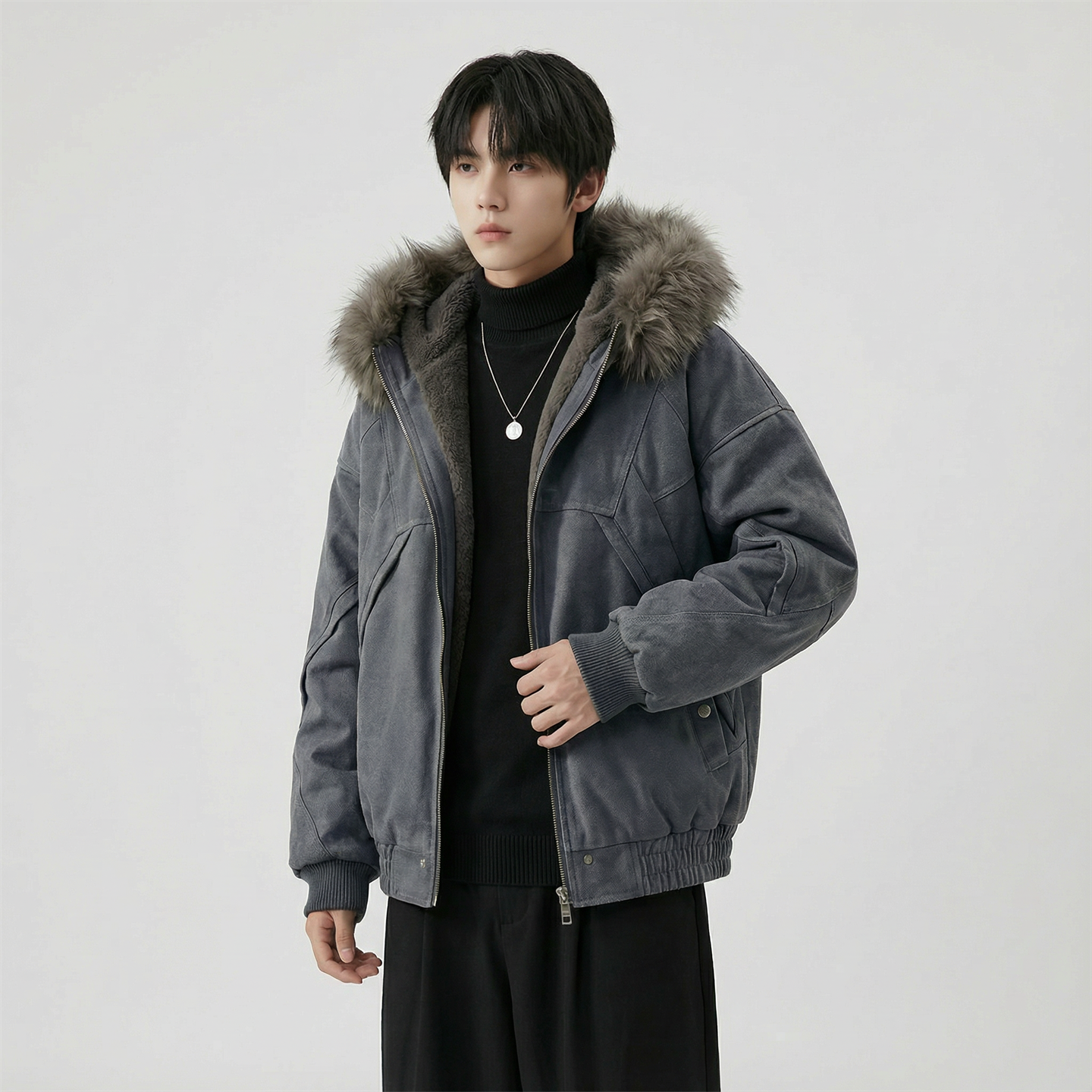 现货冬季座山雕加绒加厚外套重磅帆布水洗棉服夹克M3957-P148，男装夹克，星座1017