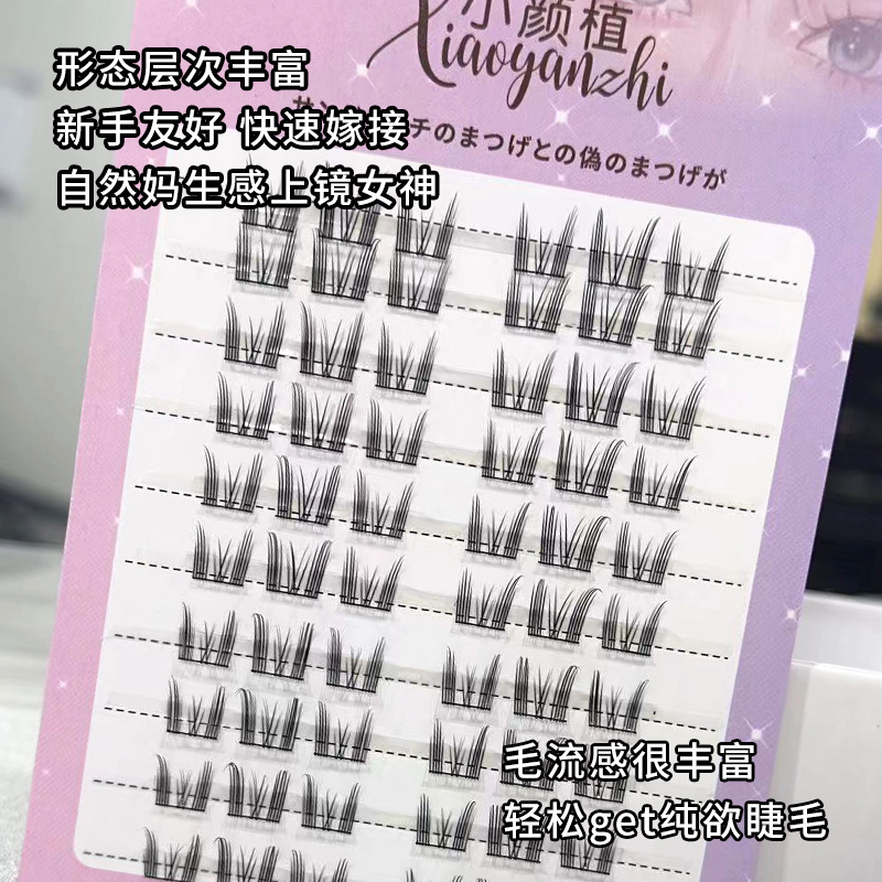 自然假睫毛貓精靈小顏植送工具