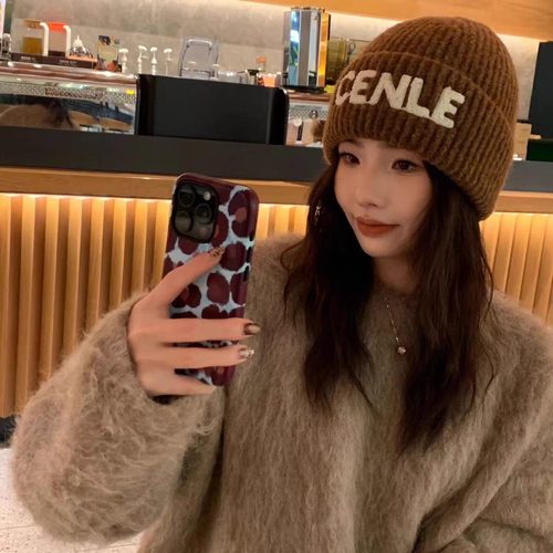 出游毛线帽男女休闲春秋冬