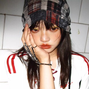 废土风乞丐帽时髦堆堆帽子女夏季薄款透气头巾包头帽显脸小套头帽