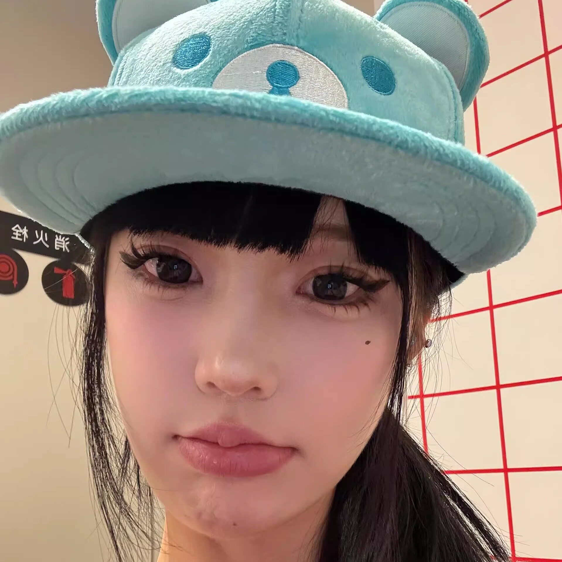 现货!薄荷曼波~Kuma轻松熊立体鸭舌帽子女新款卡通可爱遮阳棒球帽