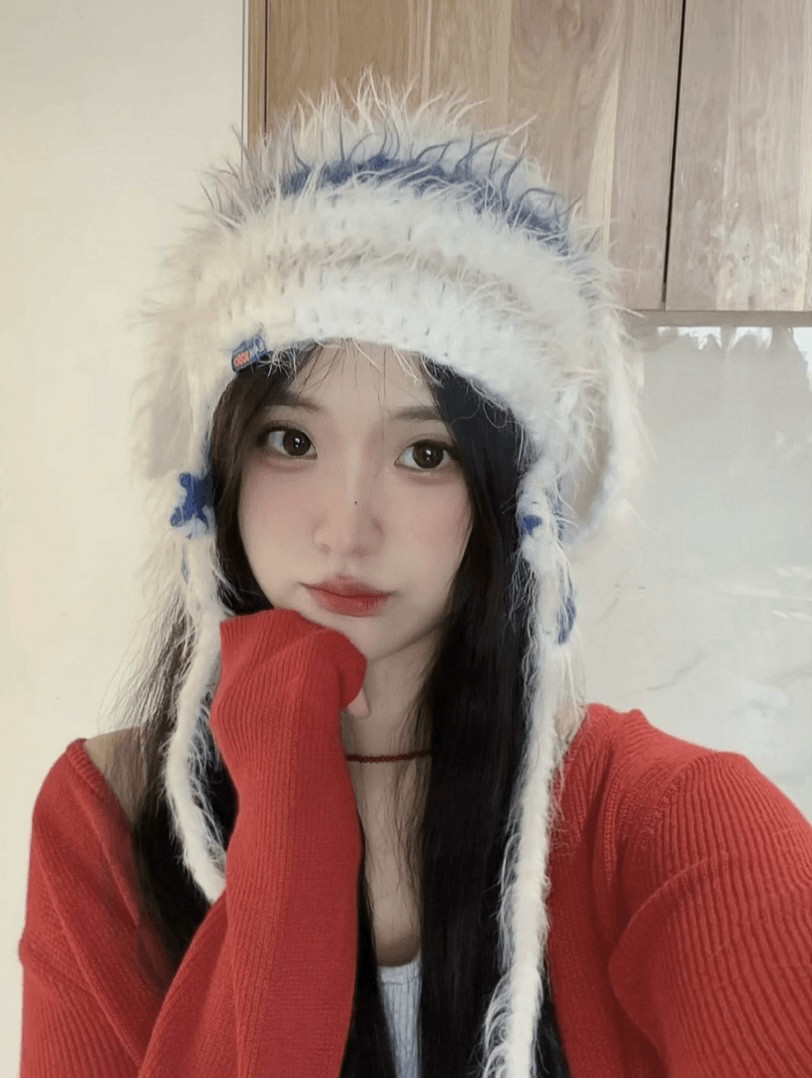 出游毛线帽女休闲秋冬