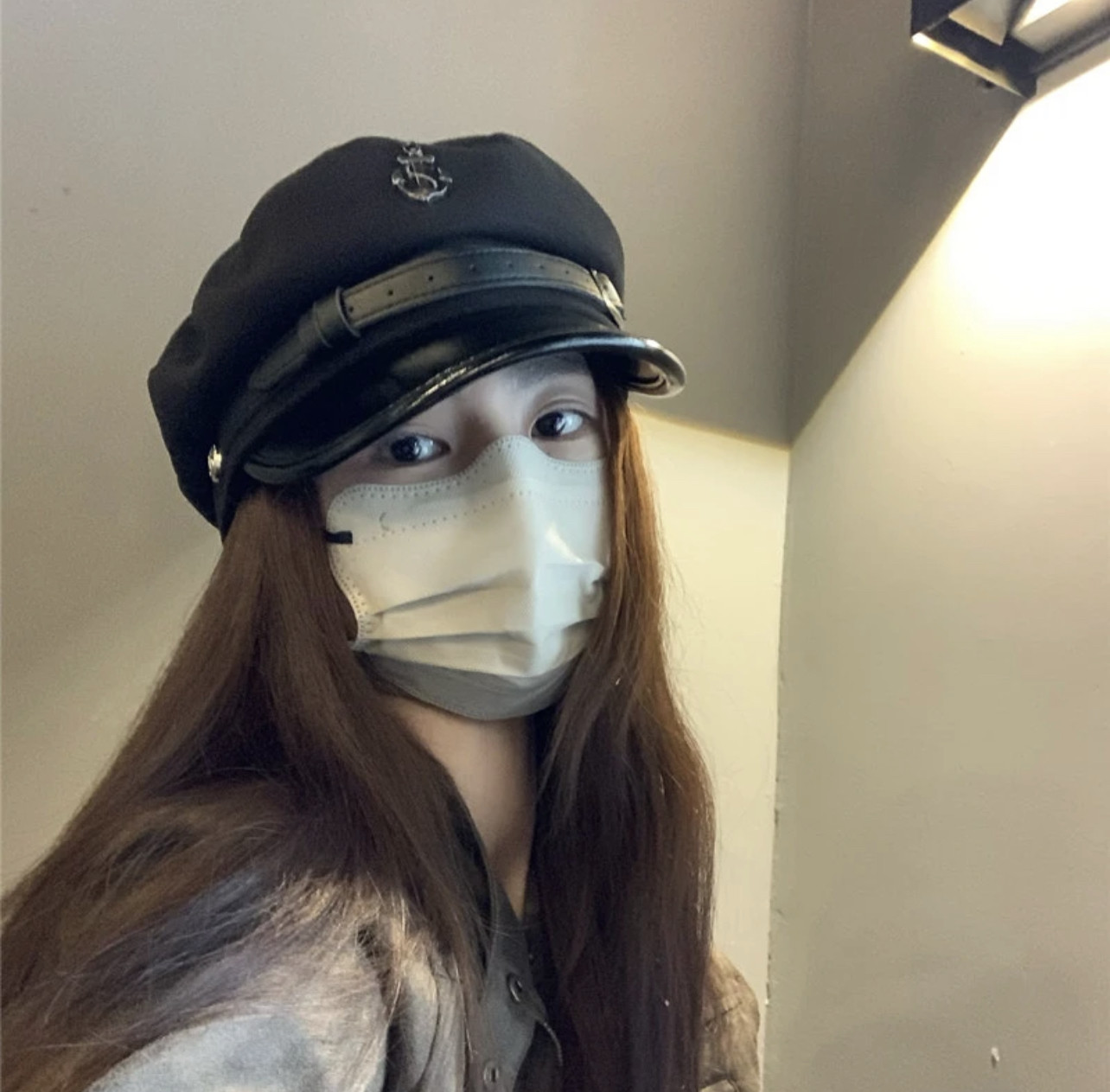 日系复古贝雷帽短檐鸭舌帽