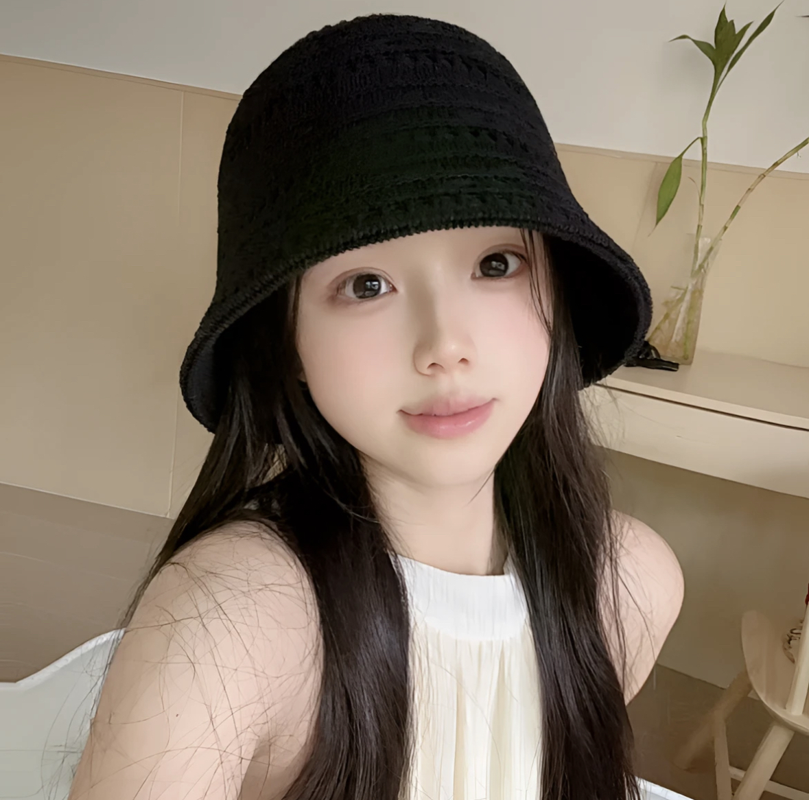 出游水桶帽女文雅淑春夏秋