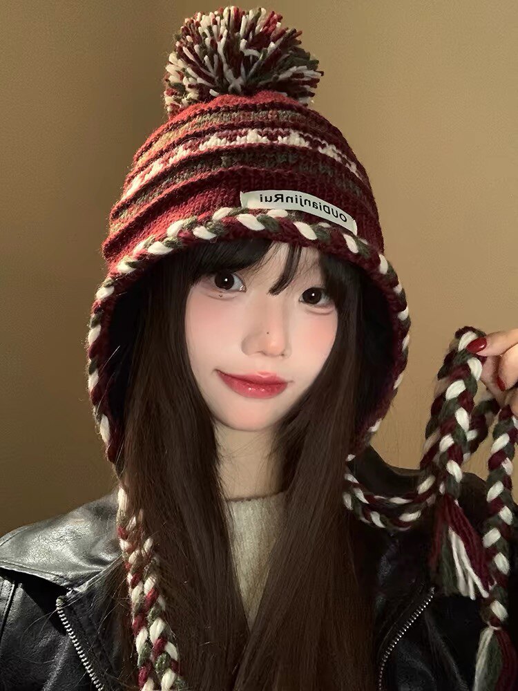 出游雷锋帽女休闲春秋冬