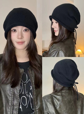 出游堆堆帽女休闲秋冬