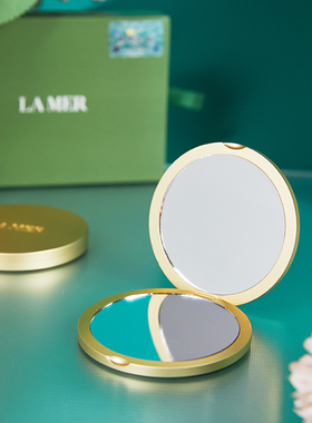 lamer奢侈品赠品小镜子随身携带折叠化妆镜精致大牌女伴娘伴手礼
