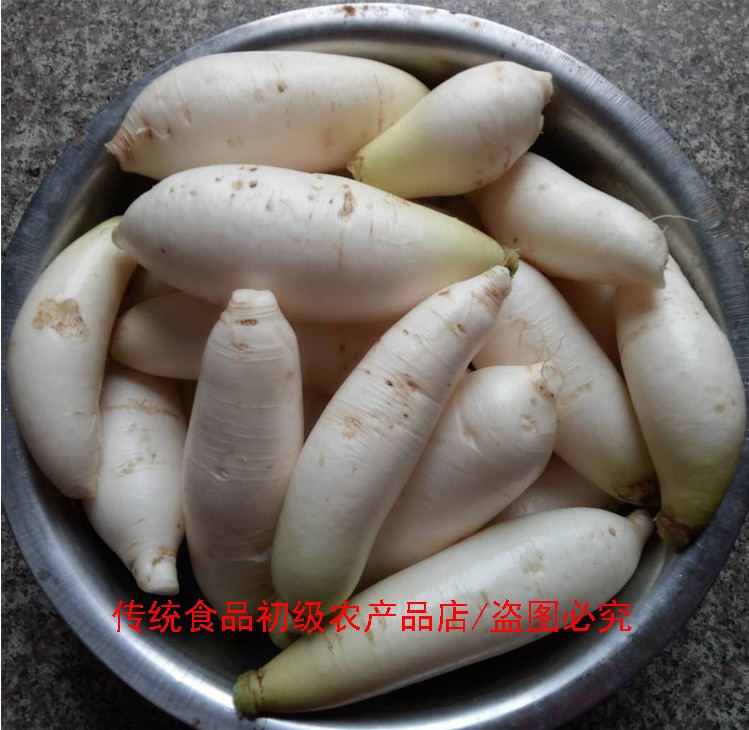 江西农家散种白萝卜 水份多 新鲜蔬菜 大萝卜 4斤养身食品