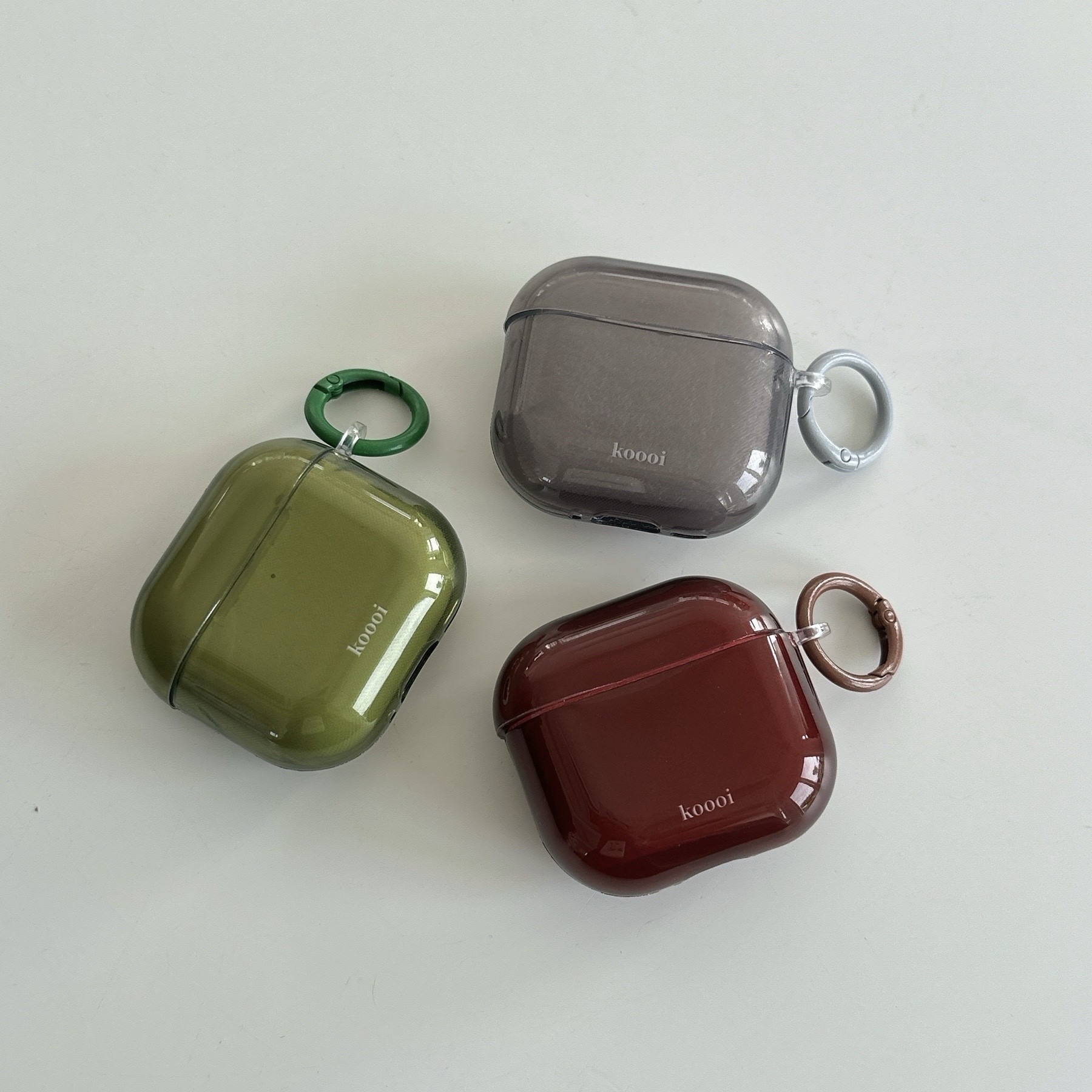 适用于AirPods 1/2/3/4代 Pro/Pro2/Pro3保护套 苹果蓝牙耳机壳 防摔防刮壳 可爱个性款 复古纯色