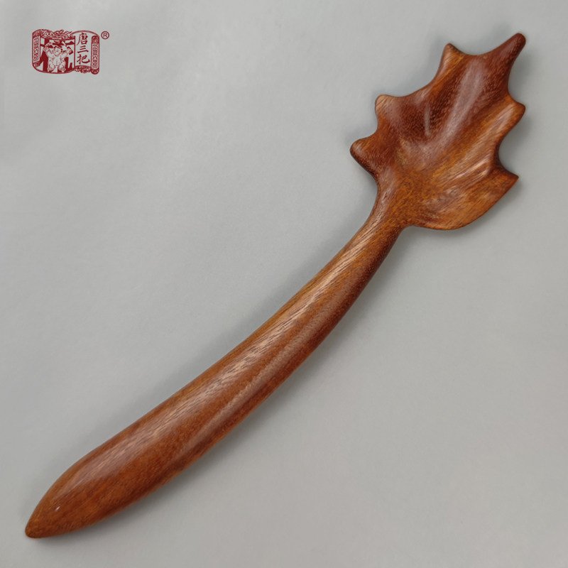 唐三把红檀香火焰鱼发簪枫叶尾造盘发发饰日常优雅新中式挽发实木,饰品/流行首饰/时尚饰品新,发饰,淘宝优惠券,粉丝福利购,淘宝优惠卷