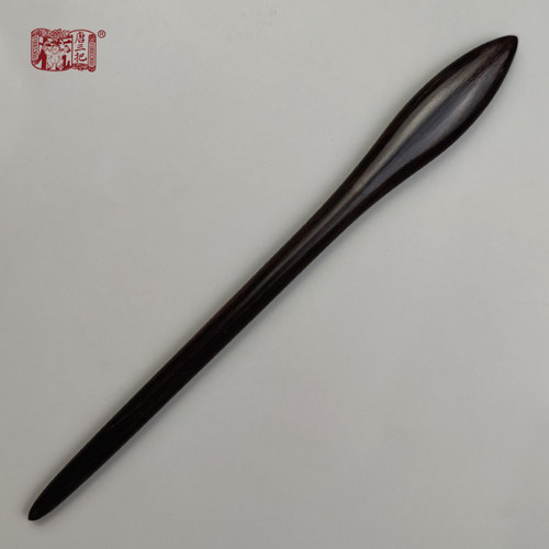 唐三把发簪黑檀森系小众一字簪