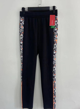 Kappa卡帕女子运动长裤春夏休闲薄款瑜伽裤紧身裤K0722AV63