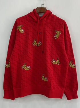 Kappa卡帕情侣男女运动卫衣春新款针织套头帽衫上衣外套KAB0KT11