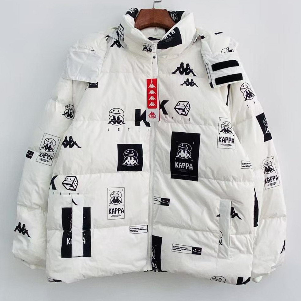 Kappa卡帕情侣男女羽绒服秋冬休闲加厚保暖防寒面包服K0CZ2YY05P