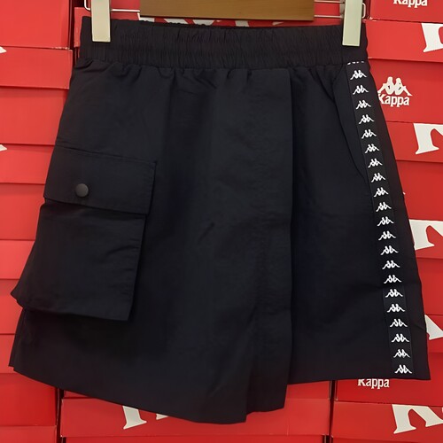 Kappa卡帕女子运动裙夏季新款休闲串标短裙工装半身裙子K0B42QQ81