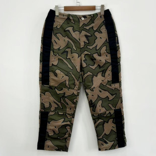 K08Y2AX40 休闲梭织直筒九分裤 Kappa卡帕情侣款 男女运动长裤