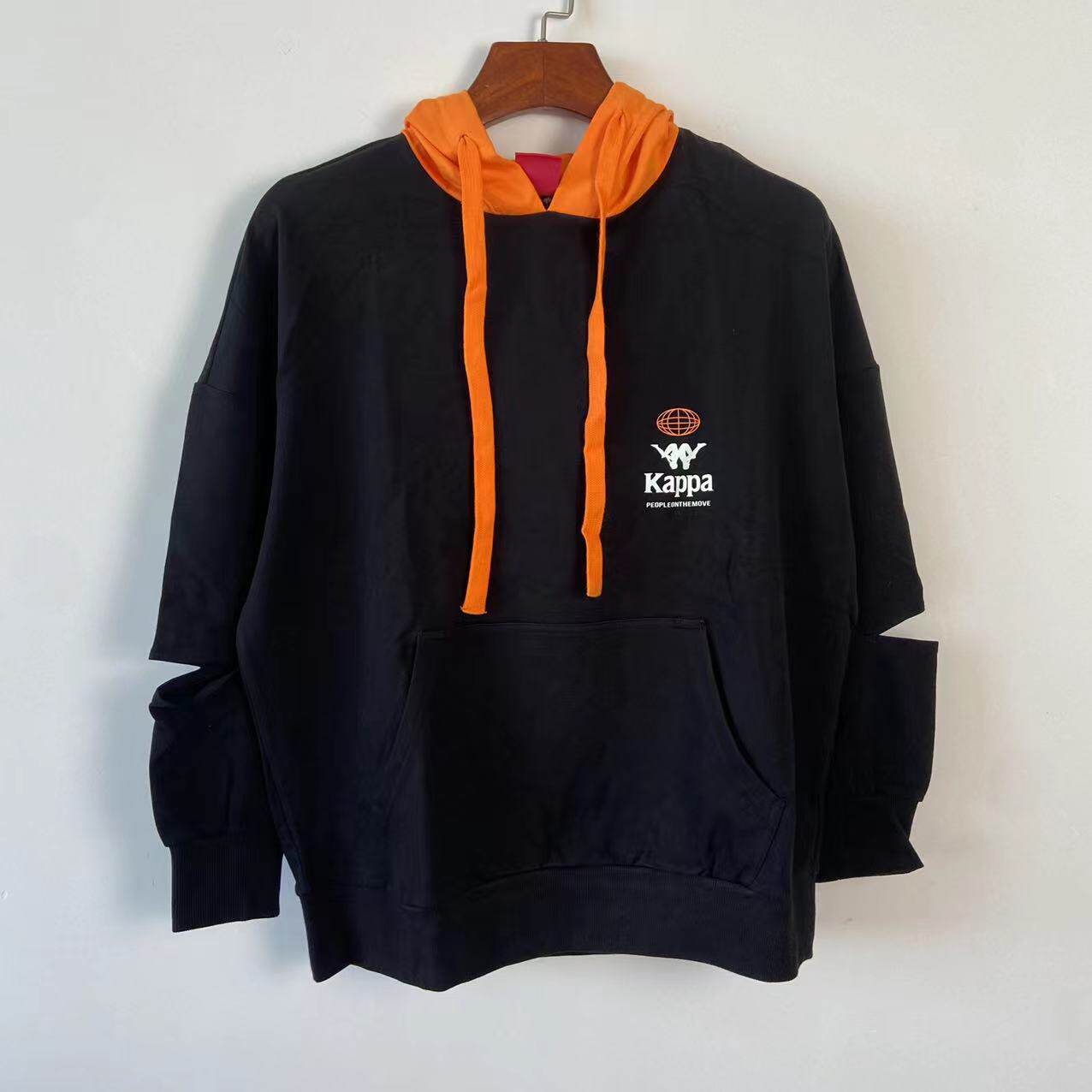 kappa卡帕女子运动卫衣时尚休闲宽松舒适连帽衫外套上衣k0922mt81