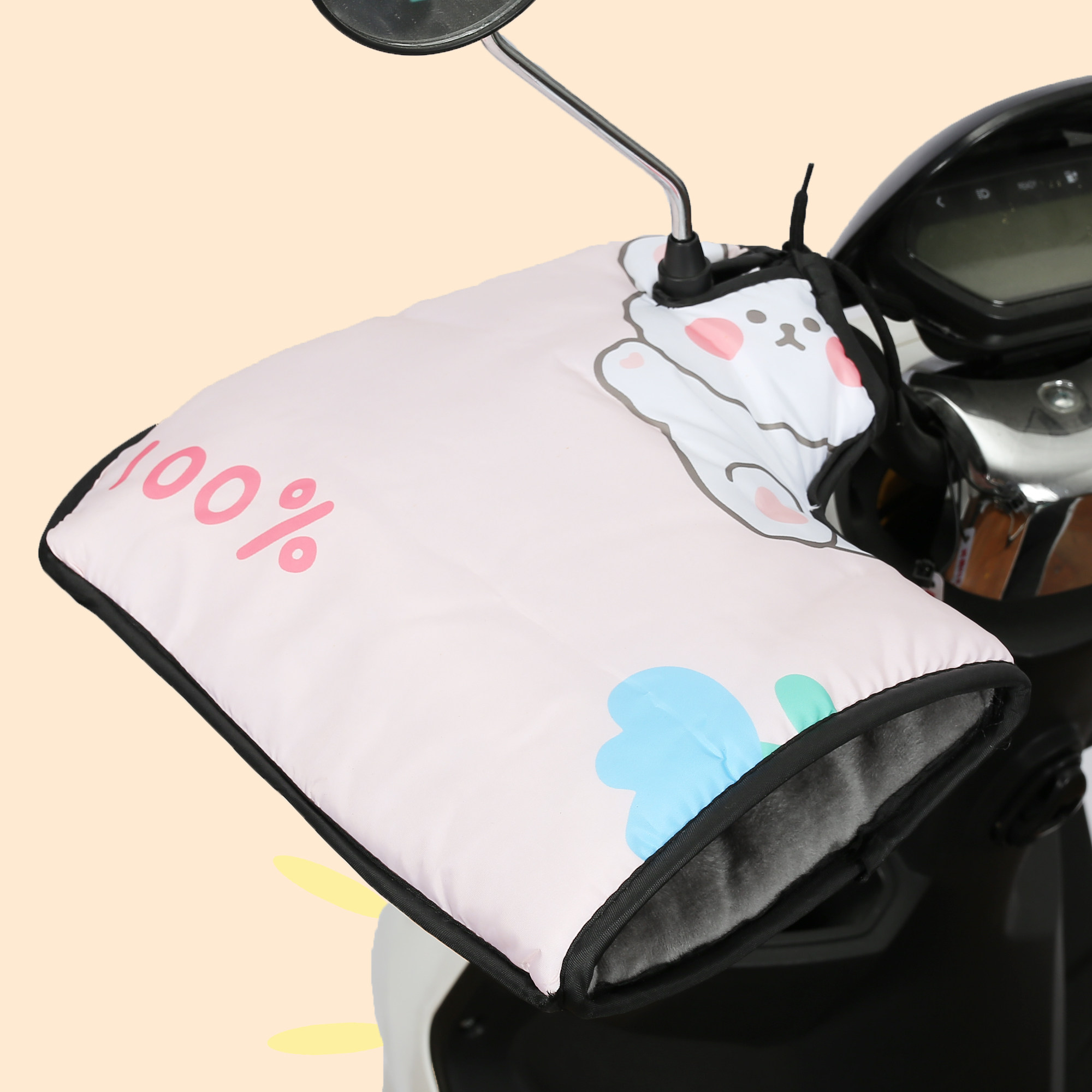 电动车手套保暖防水风摩托车手套