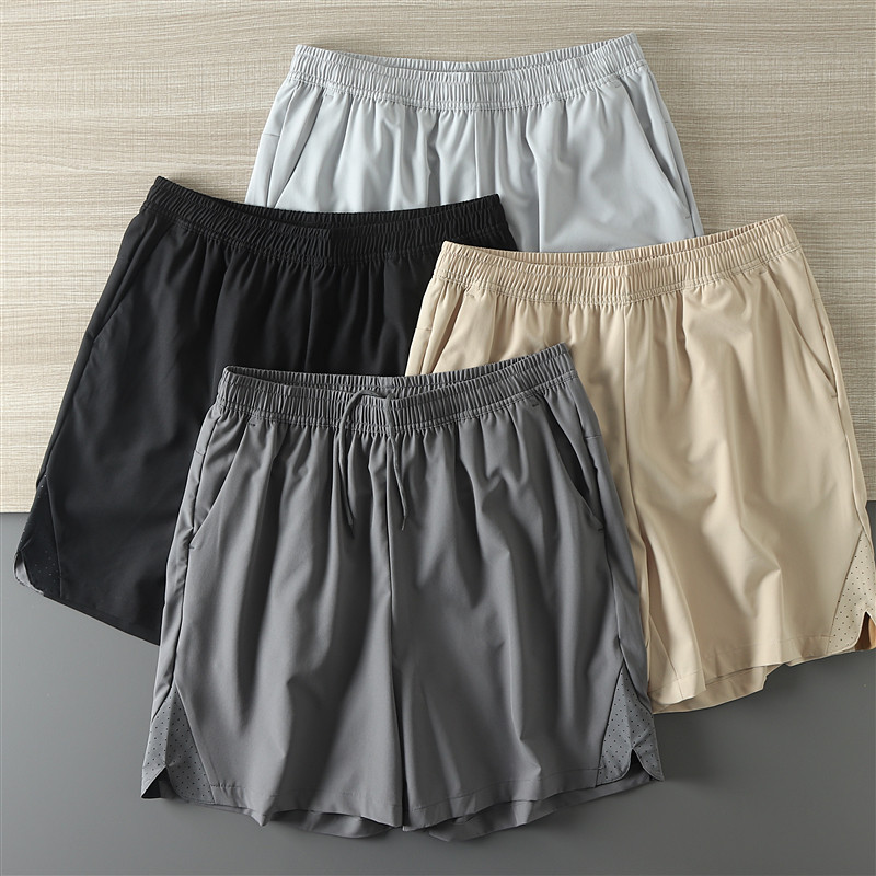 冰丝速干！夏季男女户外运动跑步健身弹力透气亲肤凉感五分裤短裤,男装,短裤,淘宝优惠券,粉丝福利购,淘宝优惠卷