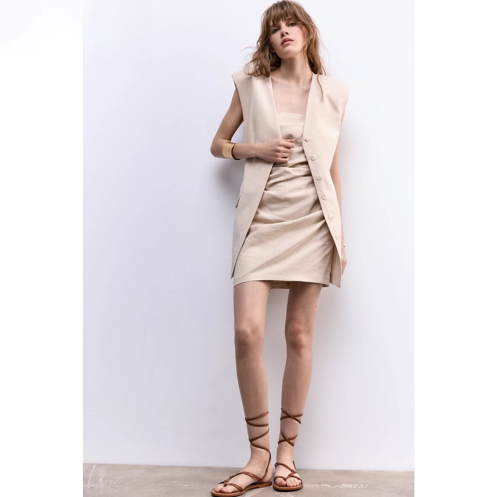 2026 shoes women绑带凉鞋女仙女风1夏季新款厚底时尚百搭平底罗,户外/登山/野营/旅行用品,沙滩鞋/凉鞋/拖鞋,淘宝优惠券,粉丝福利购,淘宝优惠卷